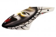 Airbrush Fiberglass Snow Leopard Canopy - BLADE 500X/3D